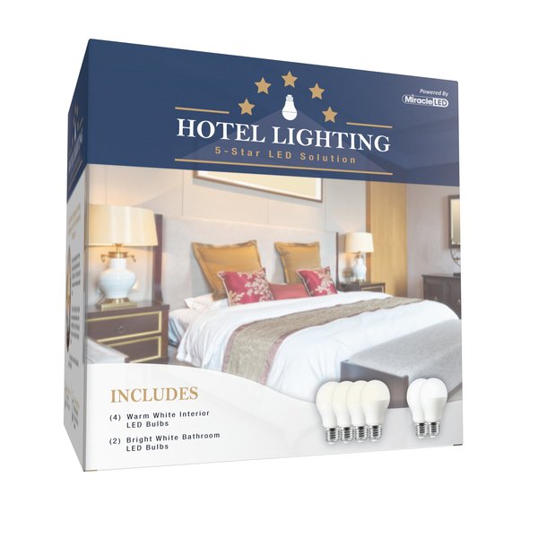 Miracle Led Hotel Standard Room LED Lighting Kit, 6 Bulbs 603262